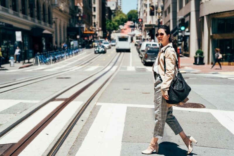 Street-style photoshoot in San Francisco Theater District - The Value of a Professional Photoshoot