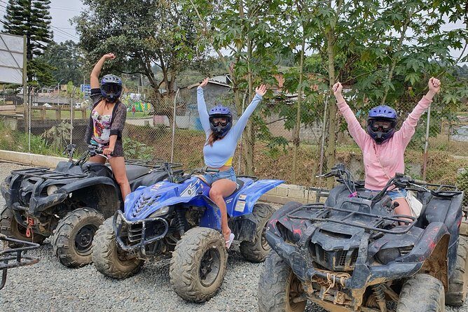 Stunning ATV 1.5hr + awesome PARAGLIDING over giant waterfalls from MEDELLIN - A Thrilling Day of Adventure: ATV and Paragliding over Medellín’s Scenic Countryside