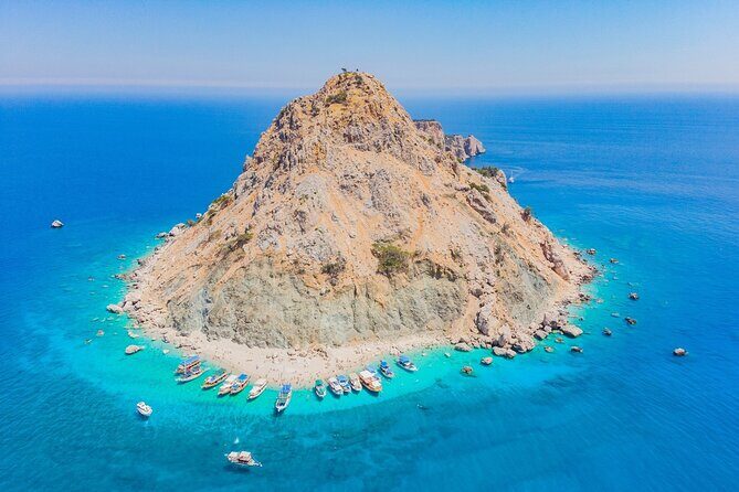 Suluada Island Boat Trip incl. Lunch and Transfer f/Kemer - Key Points
