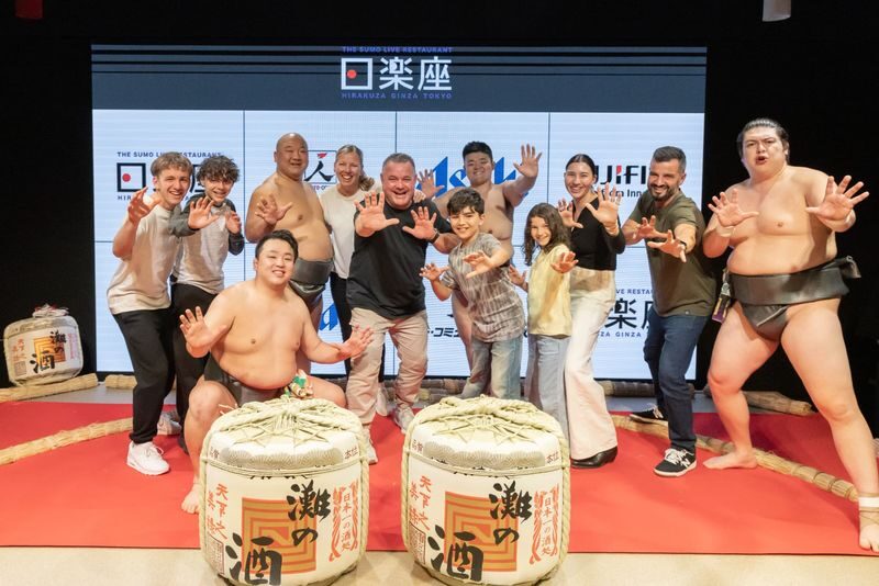 Sumo Show with Traditional Meal Course at HIRAKUZA GINZA TOKYO - Vegan and halal meals need an extra step