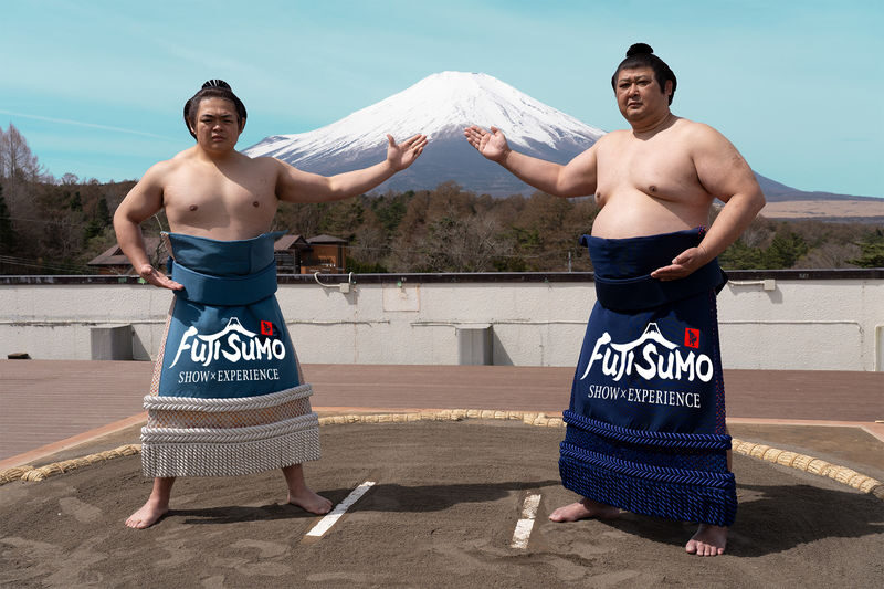 Sumo Wrestling Experience with Mt. Fuji View | Live Show at Yamanaka - A mountain view, then the ring