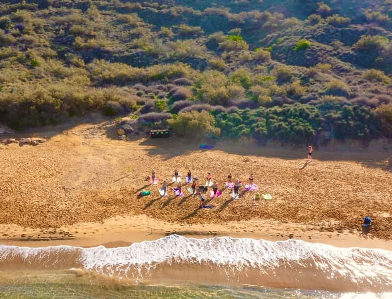 Sunday: Ghajn Tuffieha (Riviera) Beach Yoga Class - Key Points