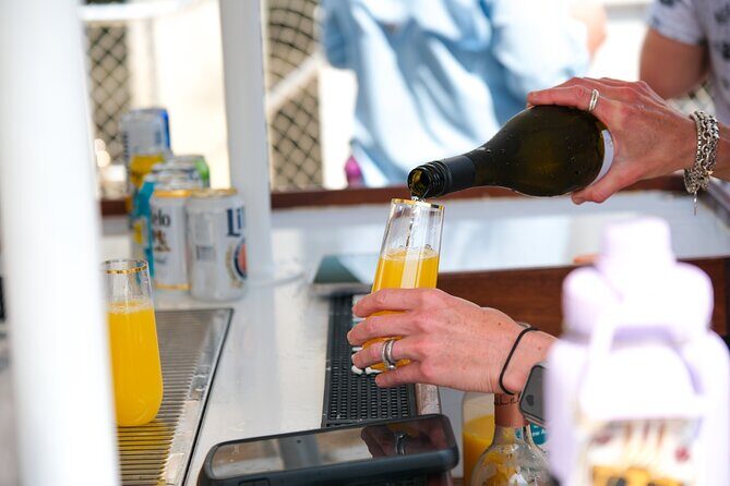 Sunday Mimosa Bar Catamaran Sail with Mini Brunch Bites - A Relaxing Sunday on Charleston’s Waters: The Mimosa Bar Catamaran Sail