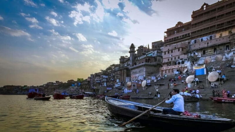 Sunrise at Varanasi Ganga Ghat with Arti & Masala Tea - FAQs