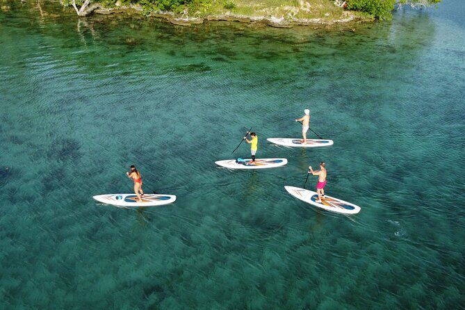 Sunrise on Paddleboard with breakfast in the lagoon of 7 colors - Key Points