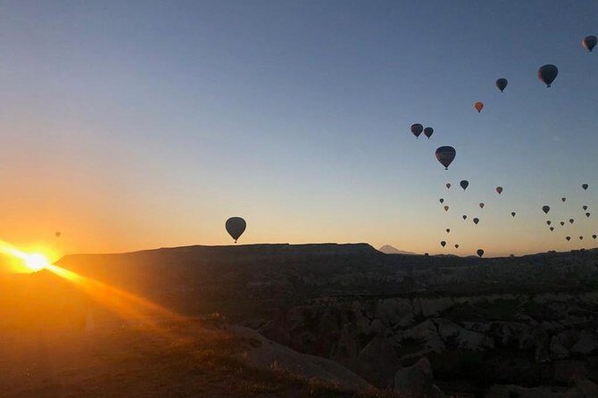 Sunrise Trekking Tour with Balloon Flight watching - Discovering Cappadocia’s Red Valley at Sunrise