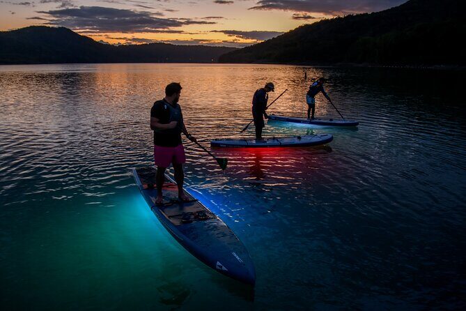 Sunset and Light Up Stand-Up Paddle with a Certified Guide - The Sum Up