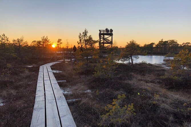 Sunset at Kemeri National Park - Sunset at Kemeri National Park: A Guide to Latvias Natural Wonder