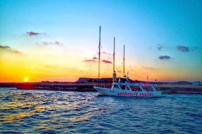 Sunset Boat Trip to Cape Greco and Blue Lagoon - Key Points