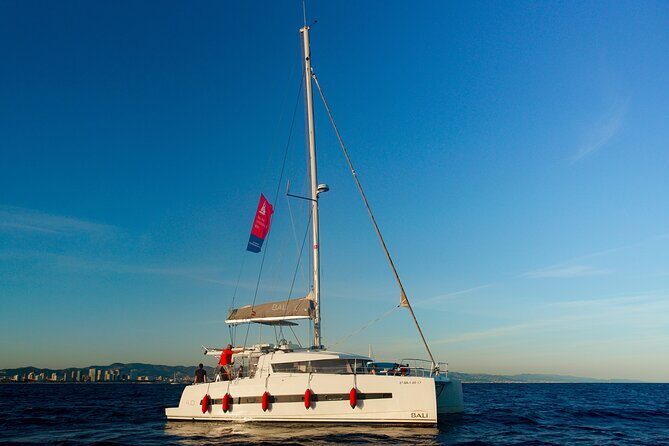Sunset Catamaran: Small Group, Drinks, Snacks & Dinner Upgrade - Key Points