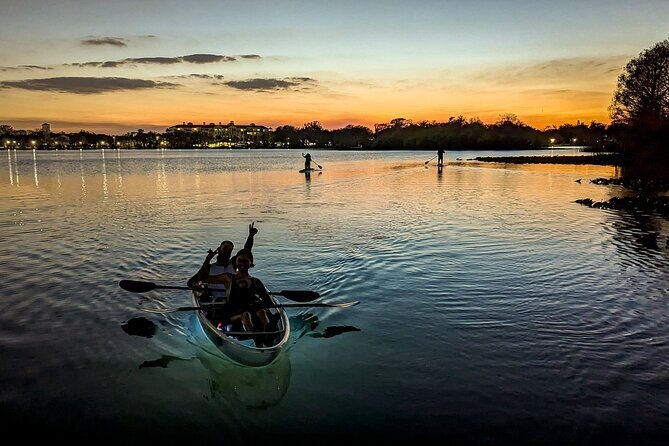 Sunset Clear Kayak or Clear Paddleboard in Orlando - FAQ