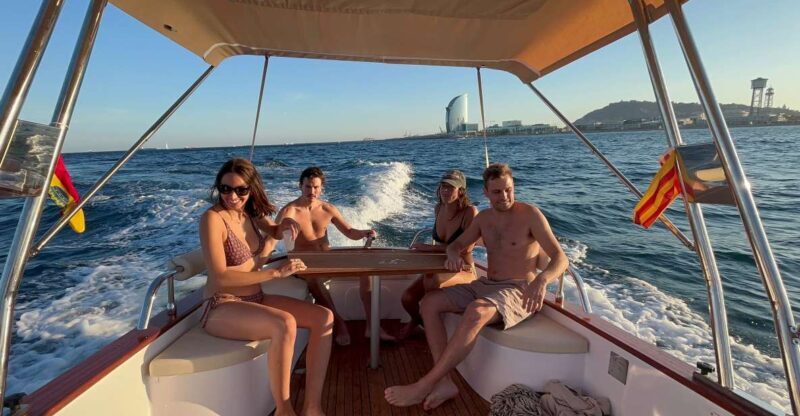 Sunset from a private Classic Yacht - Sunset from a Private Classic Yacht: A Serene Escape in Barcelona