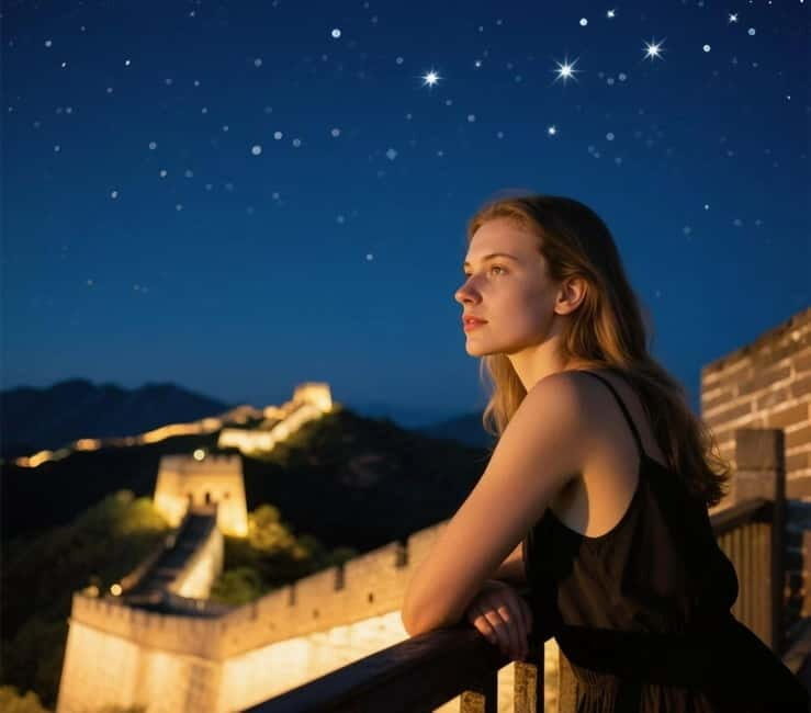 Sunset Glow at Mutianyu Great Wall Night Bus Tour+Ticket - Key Points