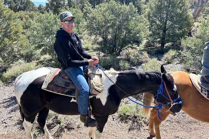 Sunset Horseback Ride With BBQ Dinner in Cool Mountain Las Vegas - A horseback adventure with a scenic twist and a tasty reward