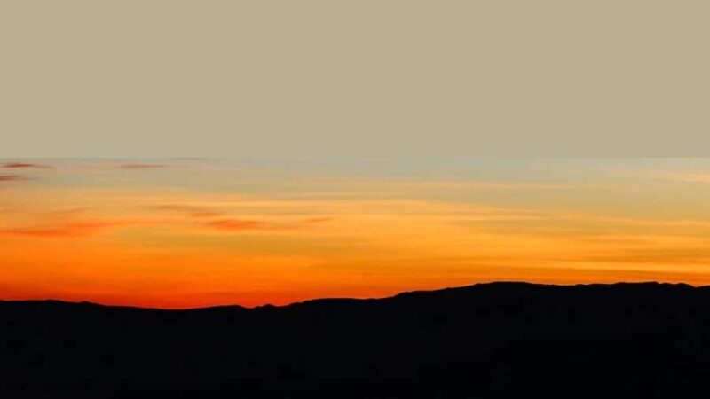 Sunset in Valle Nevado and Ski Resorts - Authentic Experiences and Authentic Landscapes