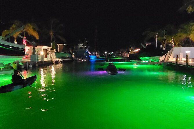 Sunset Kayak Adventure with Enchanting Underwater Lights - Key Points