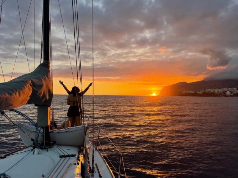Sunset on a sailing boat - The Experience of the Voyage
