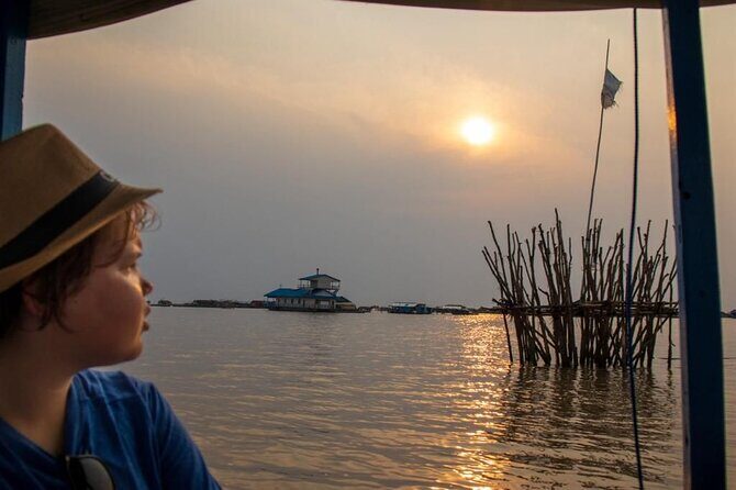 Sunset on Tonle Sap Lake - Sunset on Tonle Sap Lake: An Authentic Cambodian Experience
