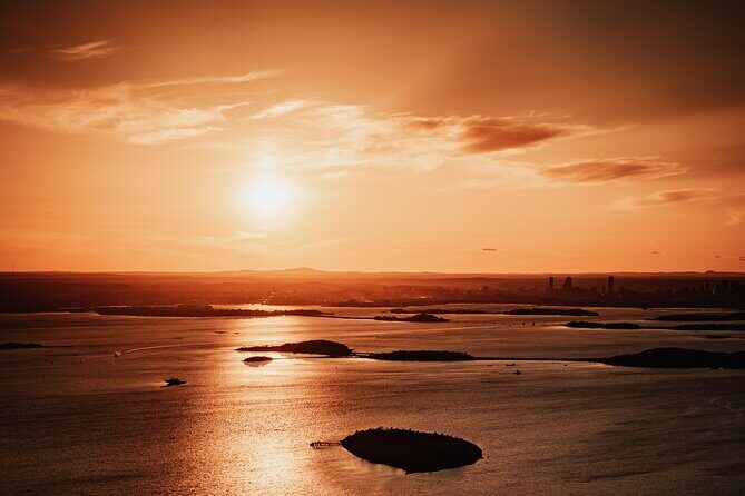 Sunset Premium Helicopter Tour Over Boston with Pickup Option - Key Points
