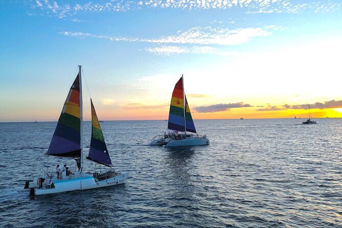Sunset sail Aboard Manakai Catamaran - Key Points