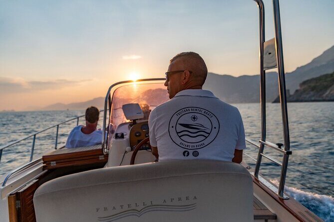 Sunset tour by private boat from Positano, Praiano or Amalfi - Key Points