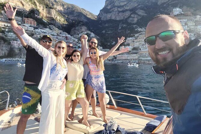 Sunset tour by private boat from Positano, Praiano or Amalfi - The Sum Up