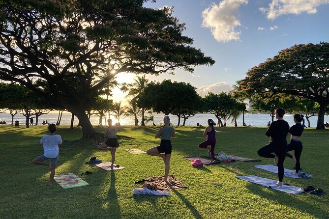 Sunset Yoga Flow at Magic Island - Sunset Yoga Flow at Magic Island: A calming escape with stunning views