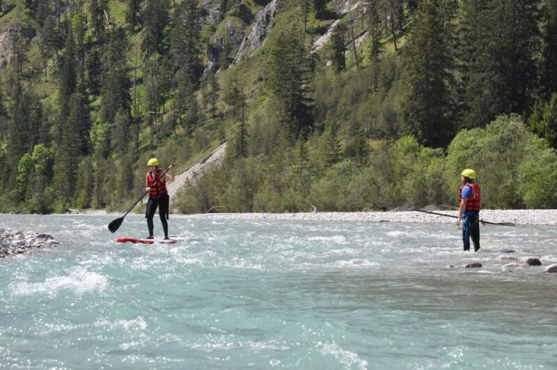 SUP Tour River Isar close to Munich - Exploring the Bavaria Wilderness via SUP on the Isar