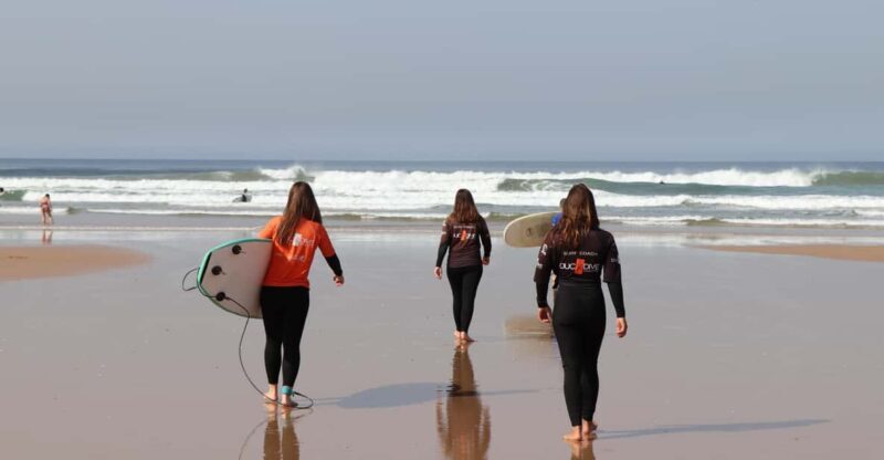 Surf Class in Caparica - Equipment and Safety