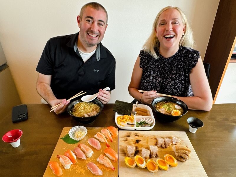 Sushi and Ramen Cooking Class with Sake Pairing Set in Tokyo - Is $126.15 good value?