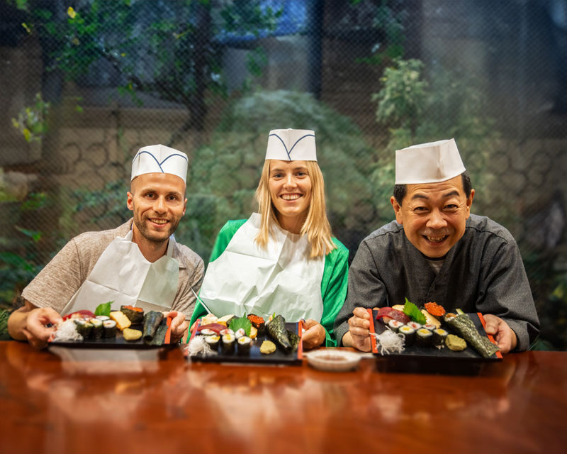 Sushi making class at a century-old sushi restaurant in Tokyo - At a glance