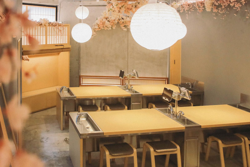 Sushi Making Class with Kimono near Tokyo Tower in Tokyo - Making nigiri with tuna and salmon