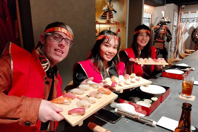 Sushi Making with Interactive Samurai Experience at JIN-ASAKUSA - Key Points