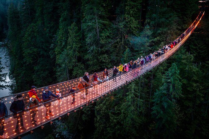 Suspended at Capilano Bridge: A 7-Stop Halloween Private Tour - The Main Event: Capilano Suspension Bridge and Canyon Fright