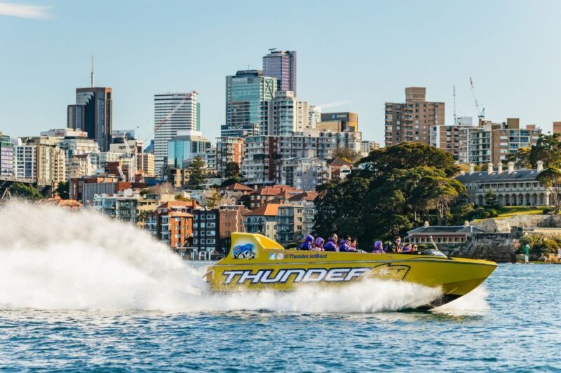 Sydney Harbour: Thunder Thrill Jet Boat Ride - The Experience Itself