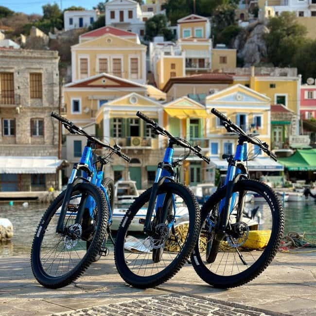 Symi: Guided Tour with E-Bikes (2 hours) - Key Points