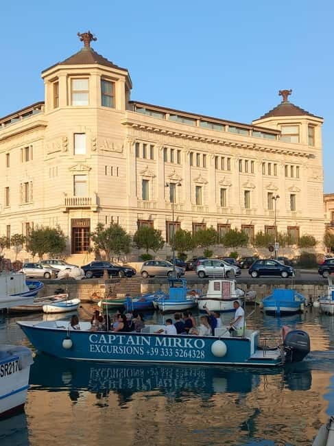 Syracuse: Ortigia Island Boat Tour with Captain Mirko - A Closer Look at the Experience