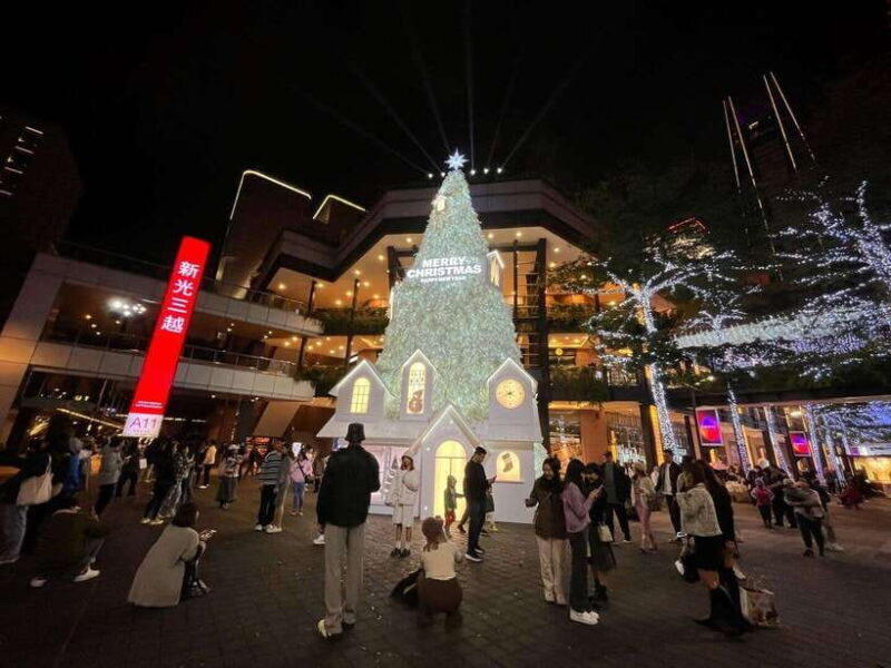 Taipei: Walking Christmas Photography and Shopping Tour - What to Expect from the Taipei Christmas Tour