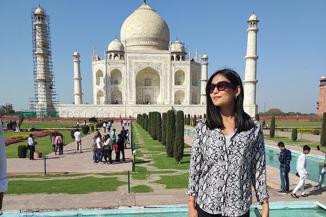 Taj Mahal Sunrise & Sunset Garden Tour From Delhi - Key Points