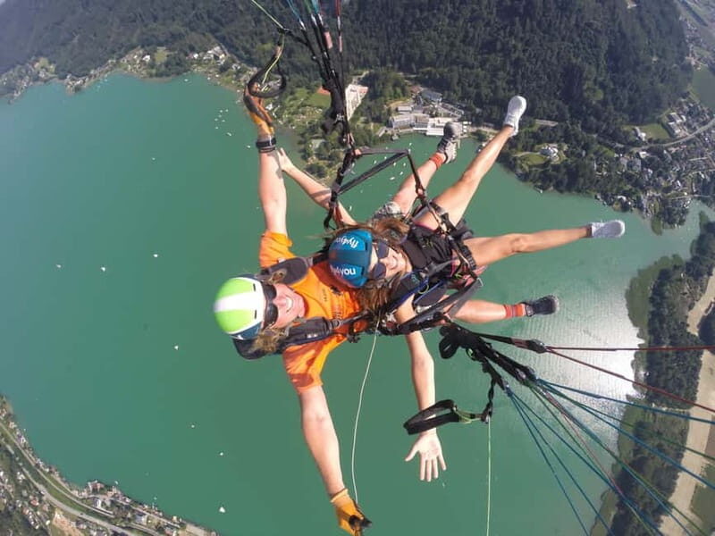 Tandem flight: Paragliding panorama tandem flight - The Sum Up