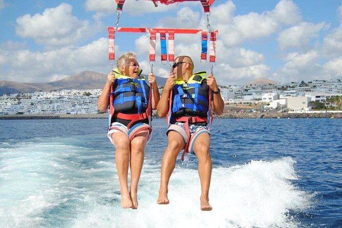 Tandem Parasailing and Jet Ski in Puerto del Carmen - Experience Lanzarote from Sea and Sky: Tandem Parasailing and Jet Ski