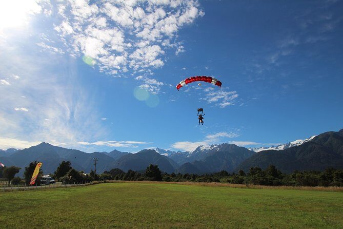 Tandem Skydive 13,000ft from Franz Josef - FAQ