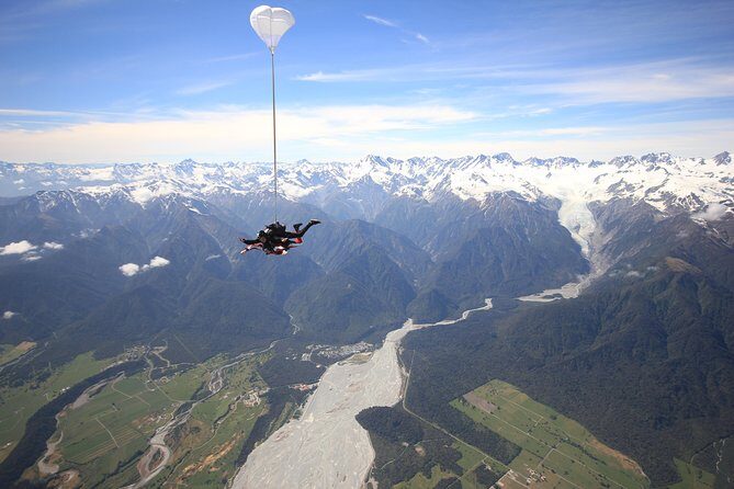 Tandem Skydive 16,500ft from Franz Josef - Who Will Benefit Most?