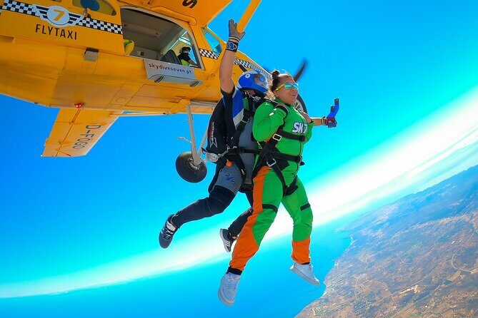 Tandem Skydiving Algarve from 15.000ft  5000m - FAQ
