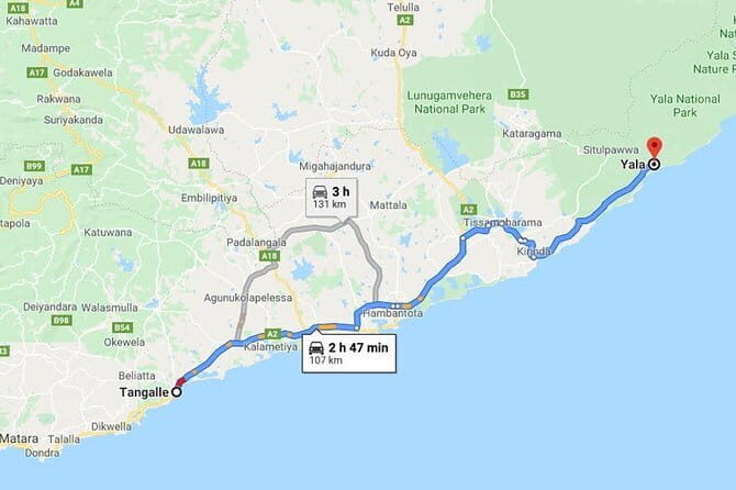 Tangalle City to Yala City Private Transfer - In-Depth Review of the Tangalle to Yala Private Transfer