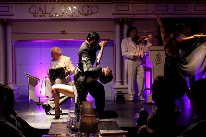 Tango Show at Gala Tango with optional Dinner - Key Points