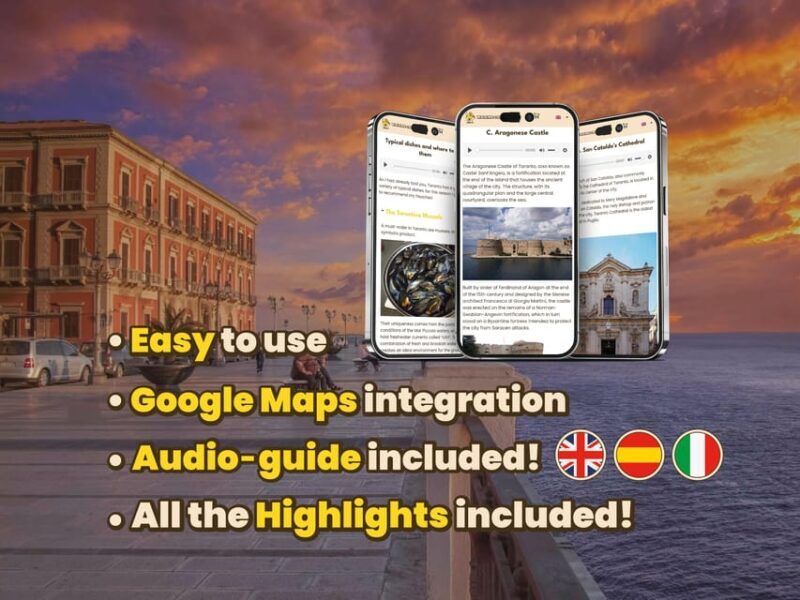Taranto: Digital guide made with a Local for your tour - Key Points