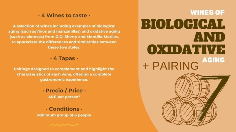 Tasting: "Biological and Oxidative Aging Wines" + Pairing - Key Points