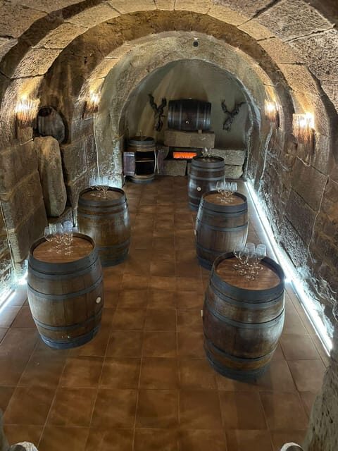 TASTING IN UNDERGROUND WINERY (DRAFT) - Experience the Hidden Charm of an Underground Winery in Laguardia