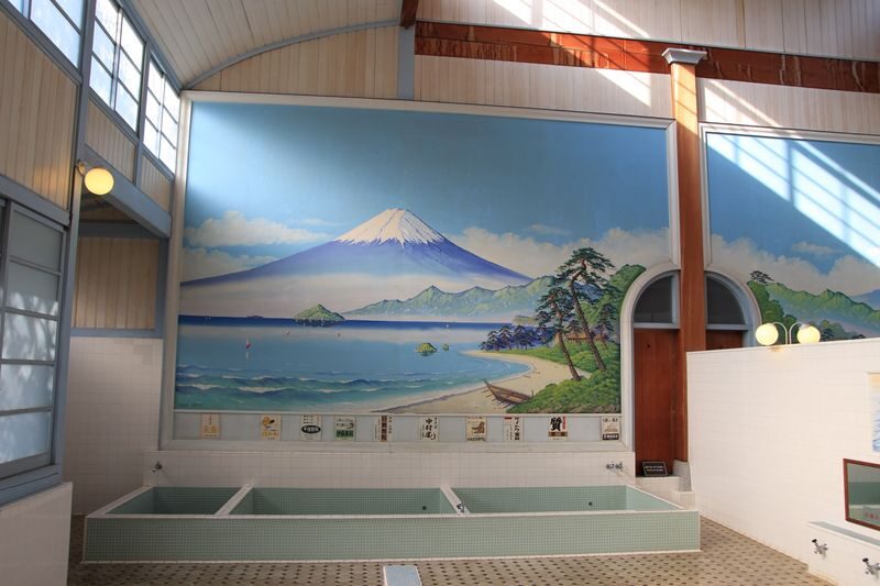 Tattoo-friendly Open-air Onsen (Hot Spring) in Tokyo - The open-air bath and Tokyo Skytree view